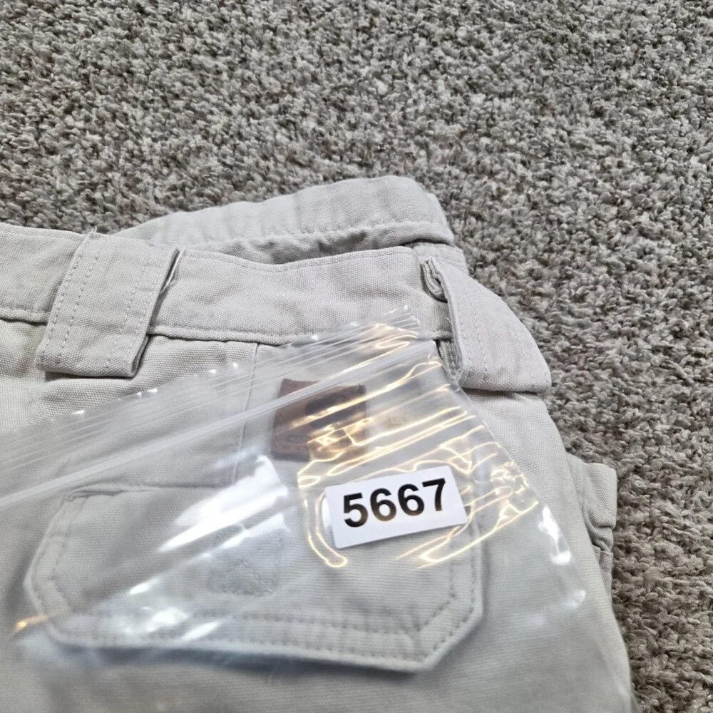Carhartt Cargo Shorts Men's 42 Beige Utility Outdoor Workwear Read* - Picture 8 of 8